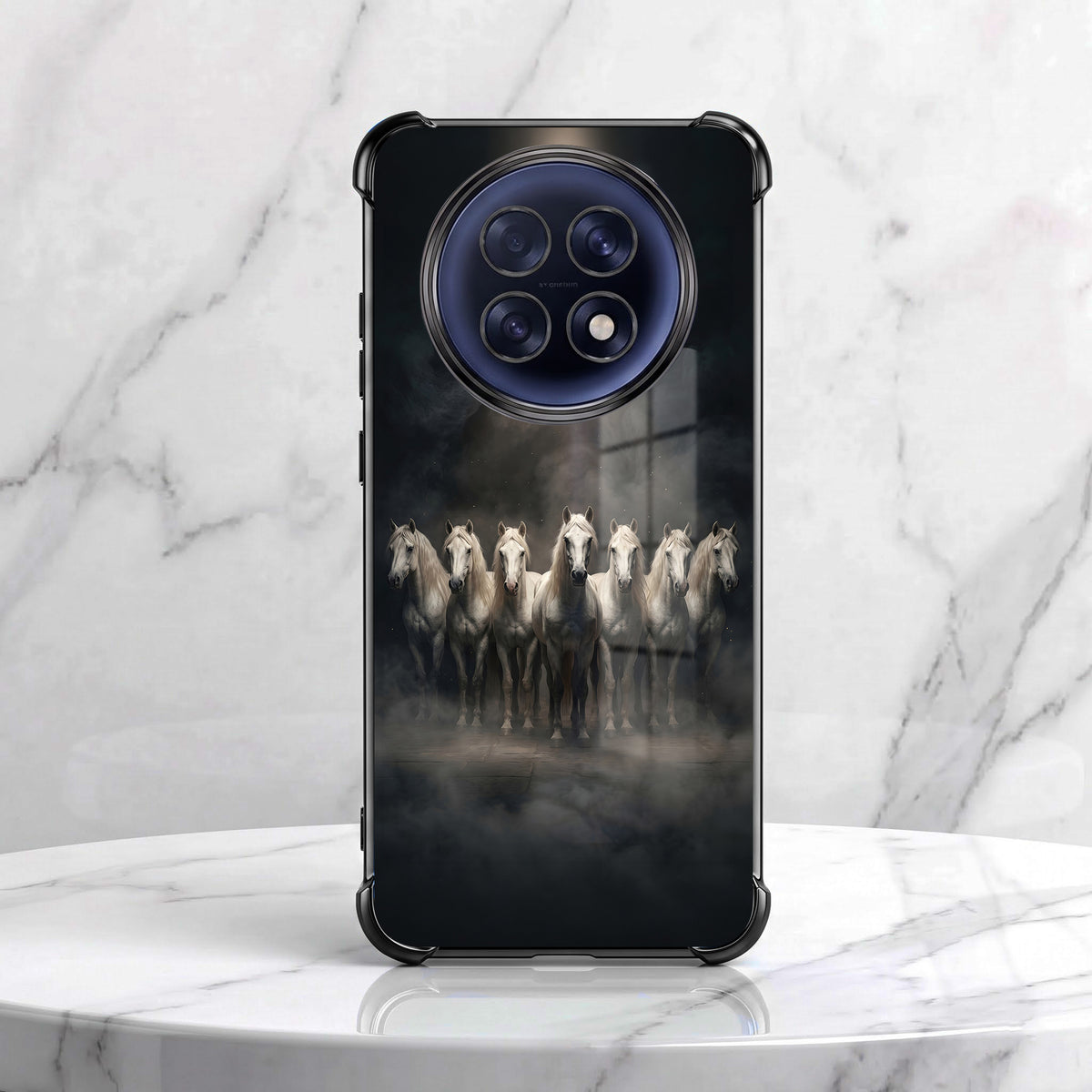 Oppo F31 Pro+ 5G Running Horses Airbags Printed Back Case
