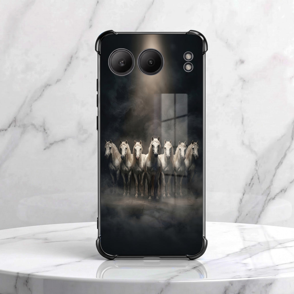 One Plus Nord 4 5G Running Horses Airbags Printed Back Case