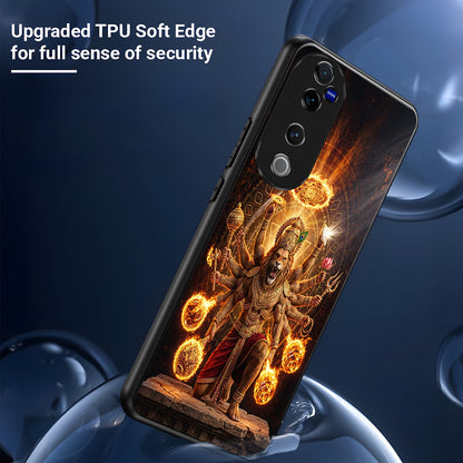 Vivo V40 Pro 5G Lord Narasimha Acrylic Glass Back Case