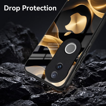 Vivo V50 5G Luxury Wave Acrylic Glass Back Case
