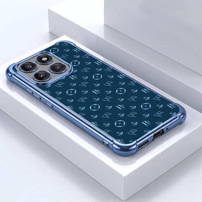 Motorola Edge 60 Pro 5G Luxury Monogram Blue Airbags Printed Back Case