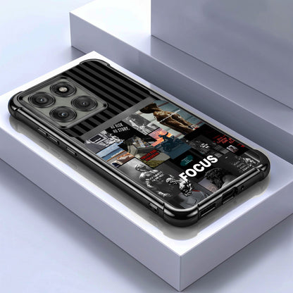 Motorola Edge 60 Pro 5G Focus Mode Dual-Tone Transparent Airbags Case