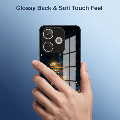 Oppo A5 Pro 5G Golden Hour Glass Acrylic Glass Back Case