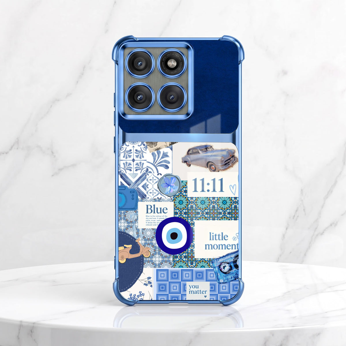Motorola Edge 60 Pro 5G 11:11 Lucky Vibes Dual-Tone Transparent Airbags Case