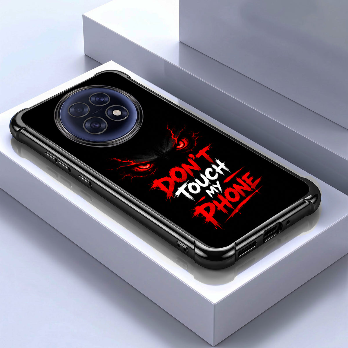 Oppo F31 Pro+ 5G Don't Touch My Phone Airbags Printed Back Case