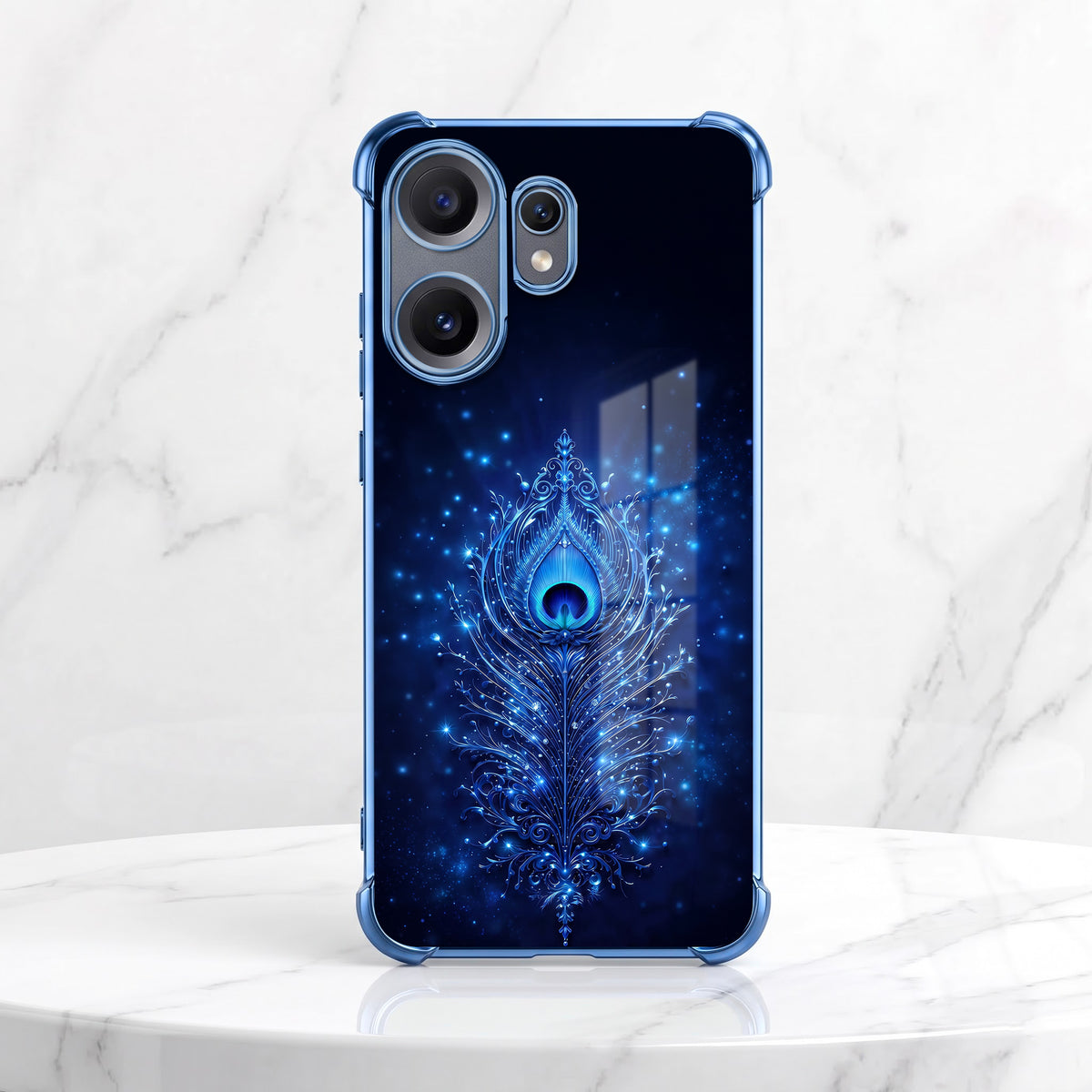 Nothing Phone 2 Pro 5G Premium Peacock Feather Airbags Printed Back Case