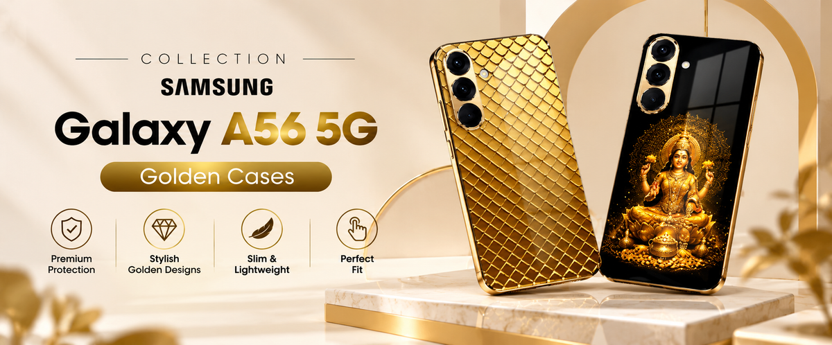 Samsung Galaxy A56 5G Golden Cases