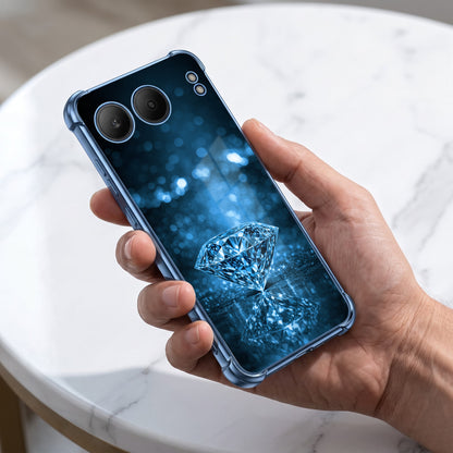One Plus Nord 4 5G Blue Diamond Airbags Printed Back Case