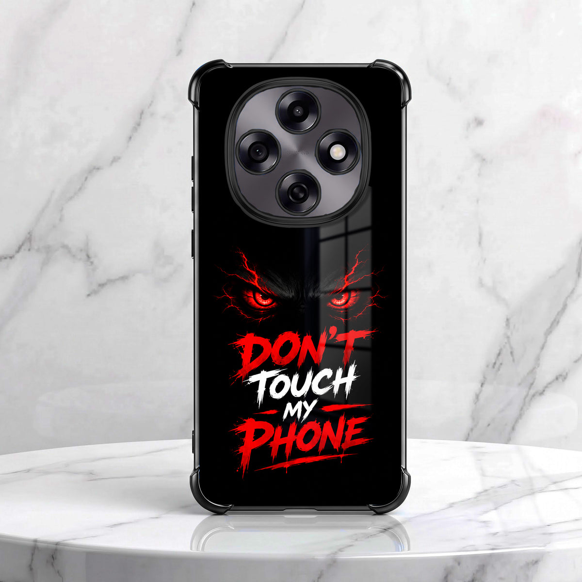 Oppo F31 Pro 5G Don't Touch My Phone Airbags Printed Back Case