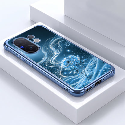 Vivo V60 5G Blue Rose Airbags Printed Back Case