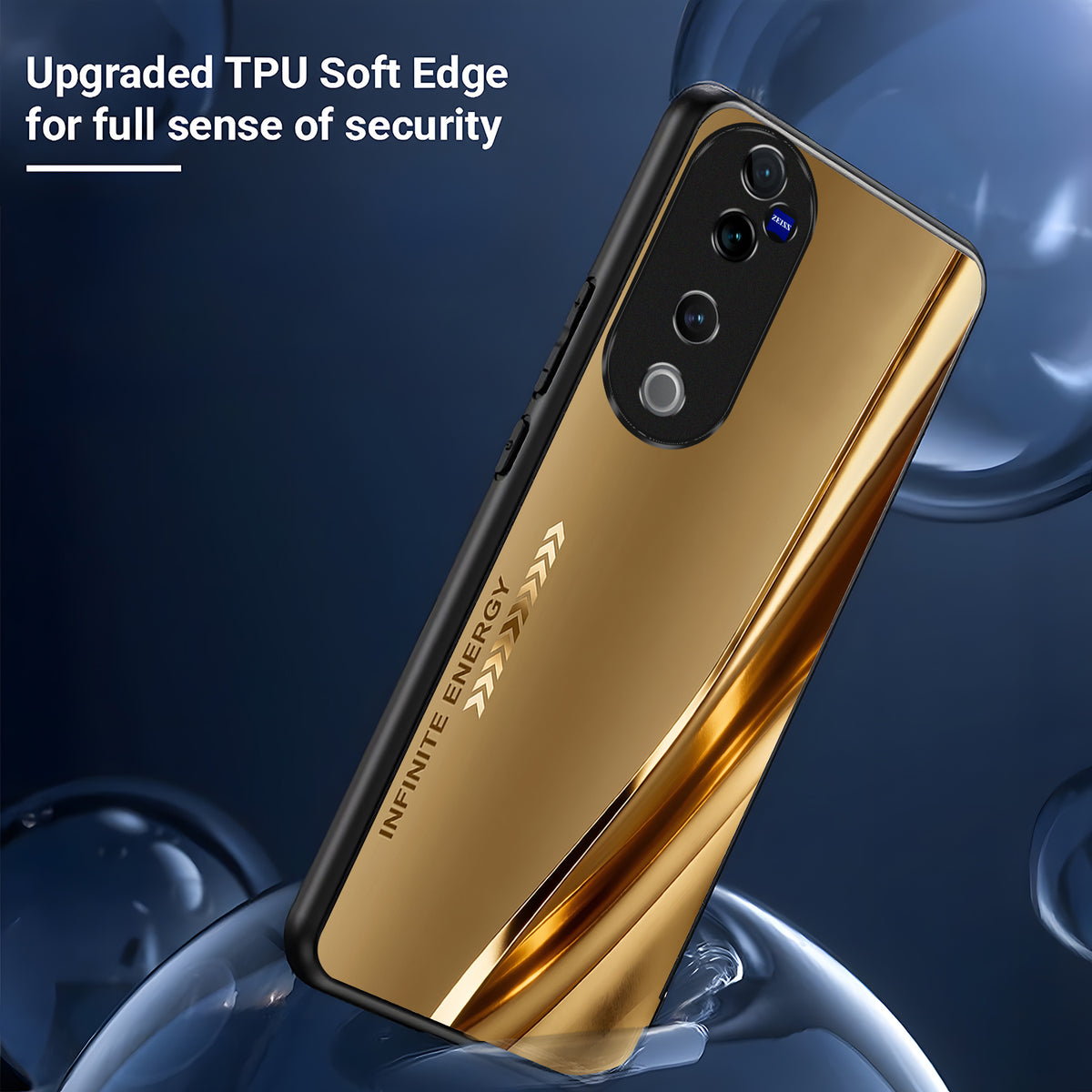 Vivo V40 Pro 5G Luxury Infinity Energy Acrylic Glass Back Case