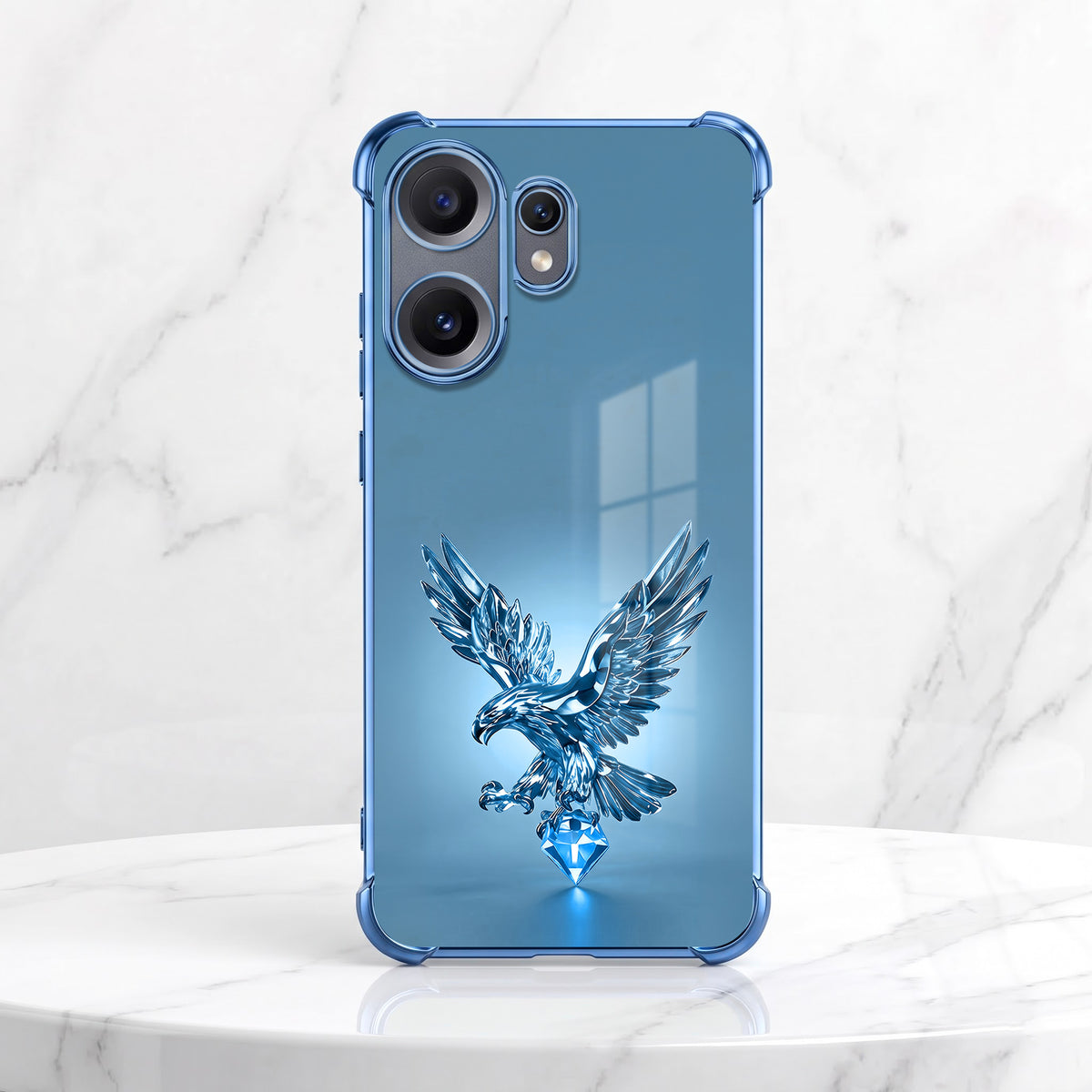 Nothing Phone 2 Pro 5G Blue Eagle Airbags Printed Back Case