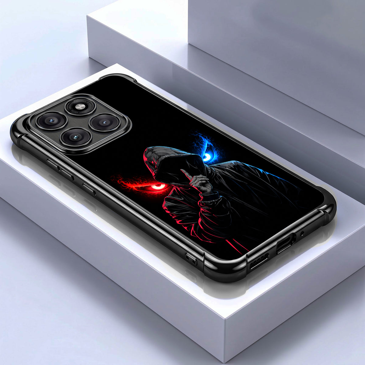 Motorola Edge 70 5G Hooded Shadow Demon Airbags Printed Back Case