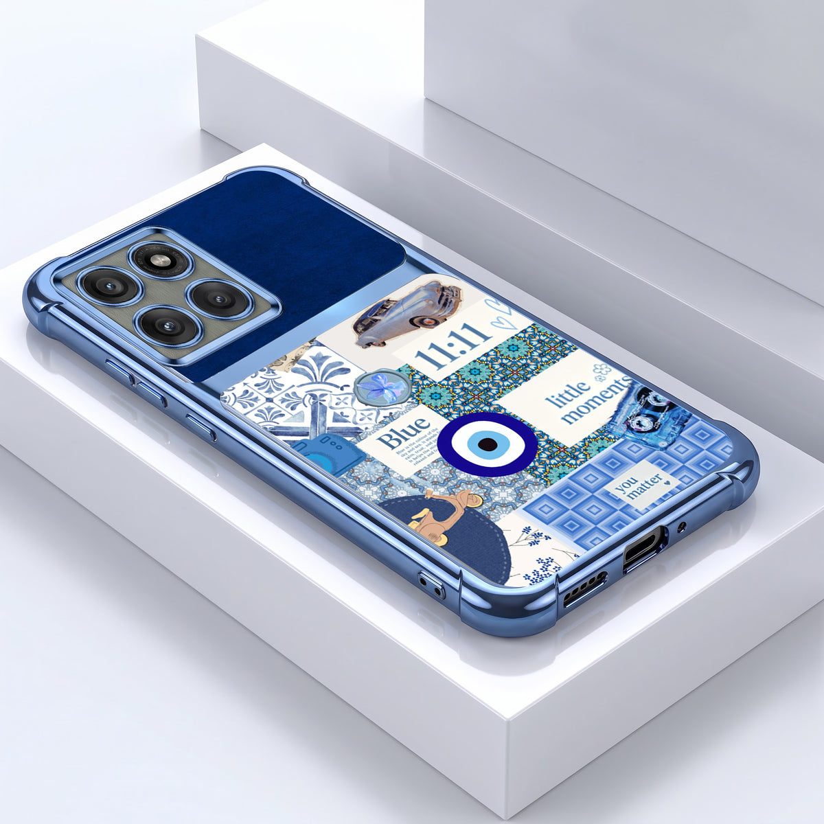 Motorola Edge 60 Pro 5G 11:11 Lucky Vibes Dual-Tone Transparent Airbags Case