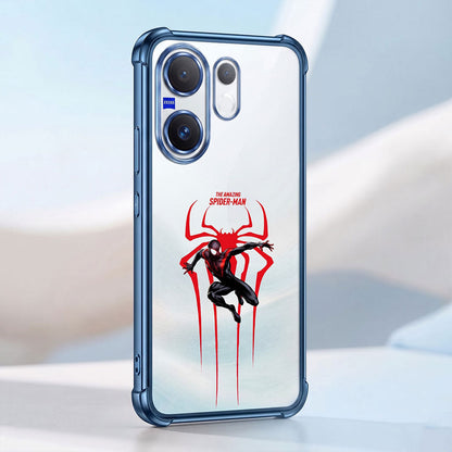 Vivo X200 FE 5G Premium 3D Spot UV Amazing Spider-Man Sticker Shockproof Airbags Case