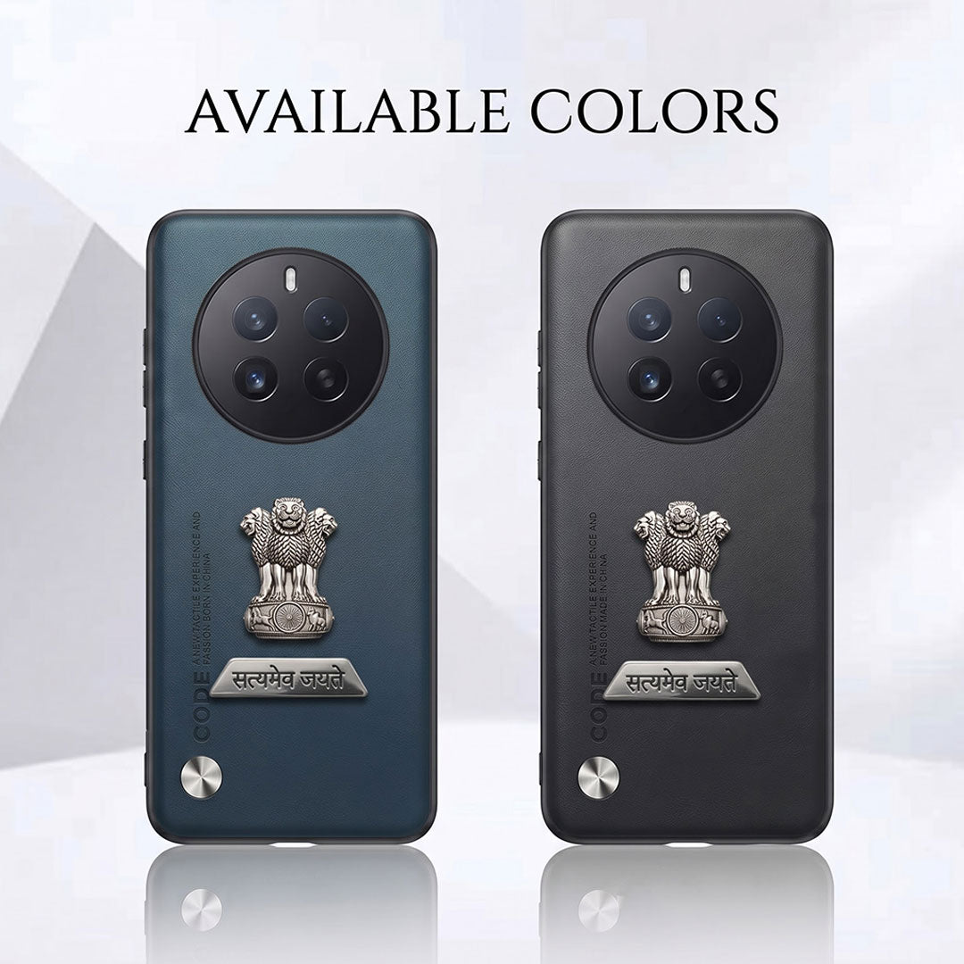 Realme 12 Pro+ 5G Satyamev Jayate 2-in-1 Emblem Vegan Leather Back Case