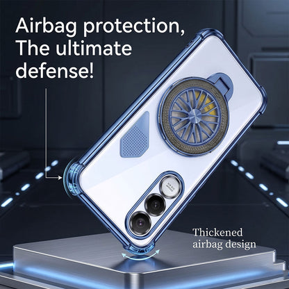 Vivo V70 FE 5G Stress Buster Wheel Shockproof Airbag Heat-Dissipation Case