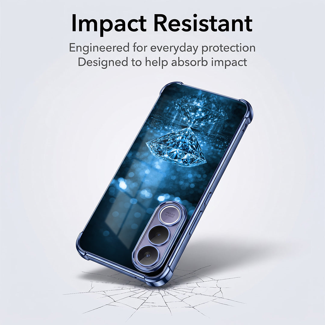 Vivo V70 FE 5G Blue Diamond Airbags Printed Back Case