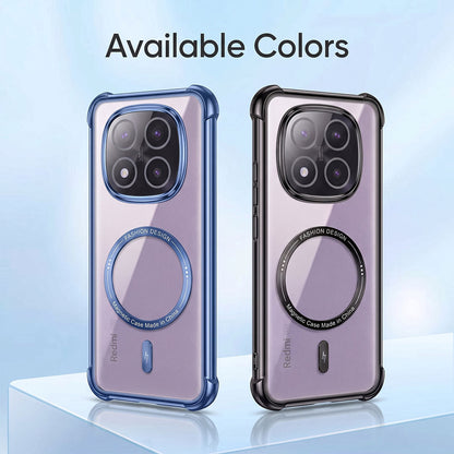 Redmi Note 14 Pro+ 5G Premium Magnetic MagSafe Shockproof Airbag Case (2.O)