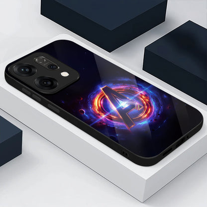 Oppo Reno 14 5G Premium Acrylic Shockproof Glass Back Case (Endgame Impact)