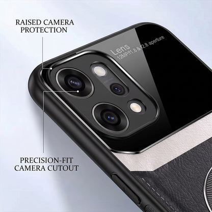 Oppo Reno 14 Pro 5G Premium Magsafe Magnetic Leather Lens Protective Case