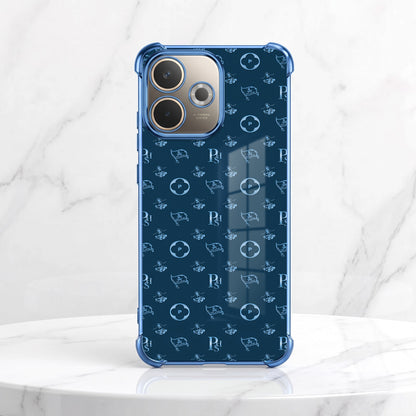 Oppo A5 Pro 5G Luxury Monogram Blue Airbags Printed Back Case