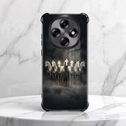 Oppo F31 Pro 5G Running Horses Airbags Printed Back Case