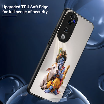 Vivo V40 Pro 5G Bal Krishna Blessings Acrylic Glass Back Case