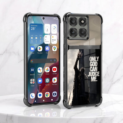 Motorola Edge 60 Pro 5G Divine Justice Dual-Tone Transparent Airbags Case