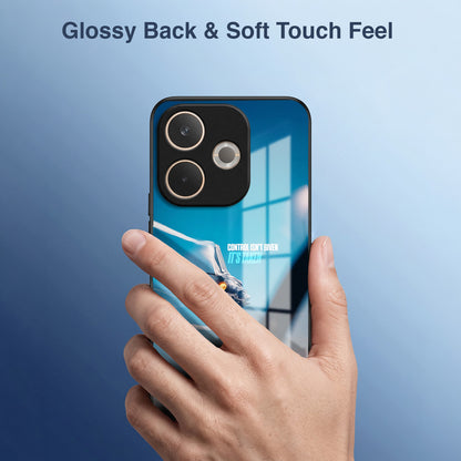Oppo A5 Pro 5G Fighter Jet Control Acrylic Glass Back Case