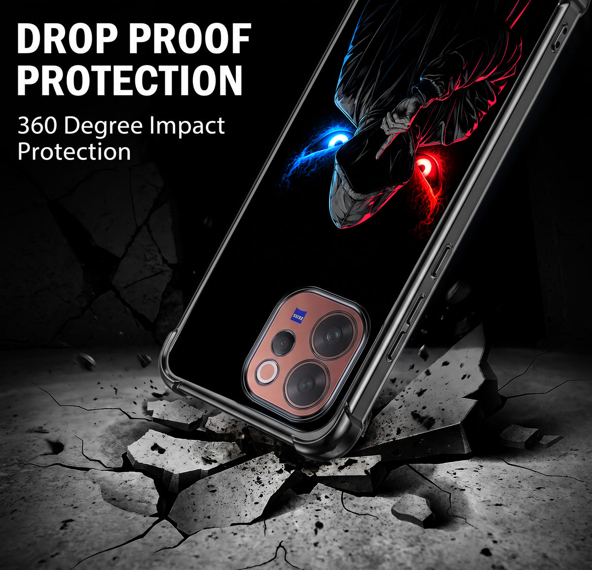 Vivo V70 5G Hooded Shadow Demon Airbags Printed Back Case