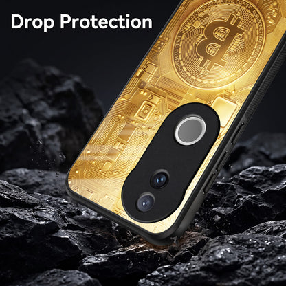 Vivo V50 5G Bitcoin Acrylic Glass Back Case
