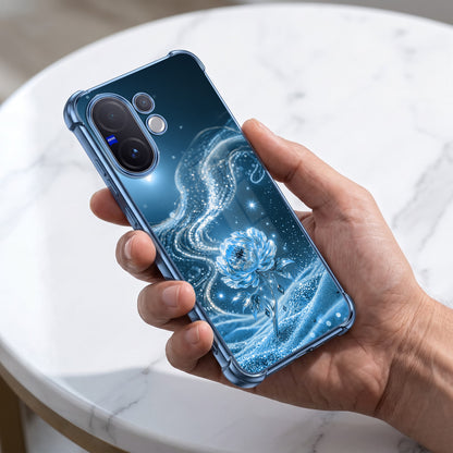 Vivo V60 5G Blue Rose Airbags Printed Back Case