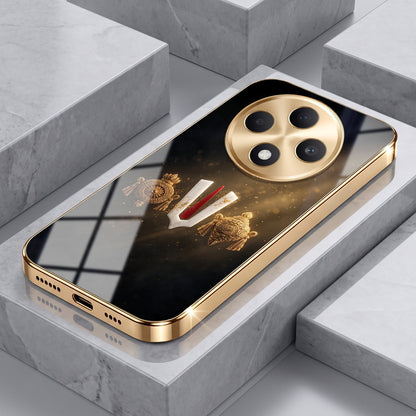 Oppo F27 Pro+ 5G Royal Heritage Edition Gold Electroplated Glass Phone Back Case