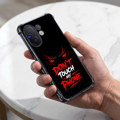 Vivo V60 5G Don't Touch My Phone Airbags Printed Back Case
