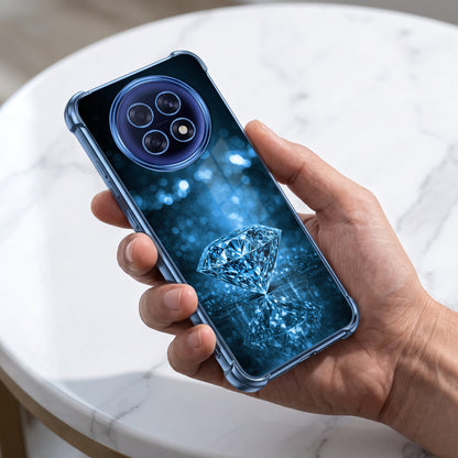 Oppo F31 Pro+ 5G Blue Diamond Airbags Printed Back Case
