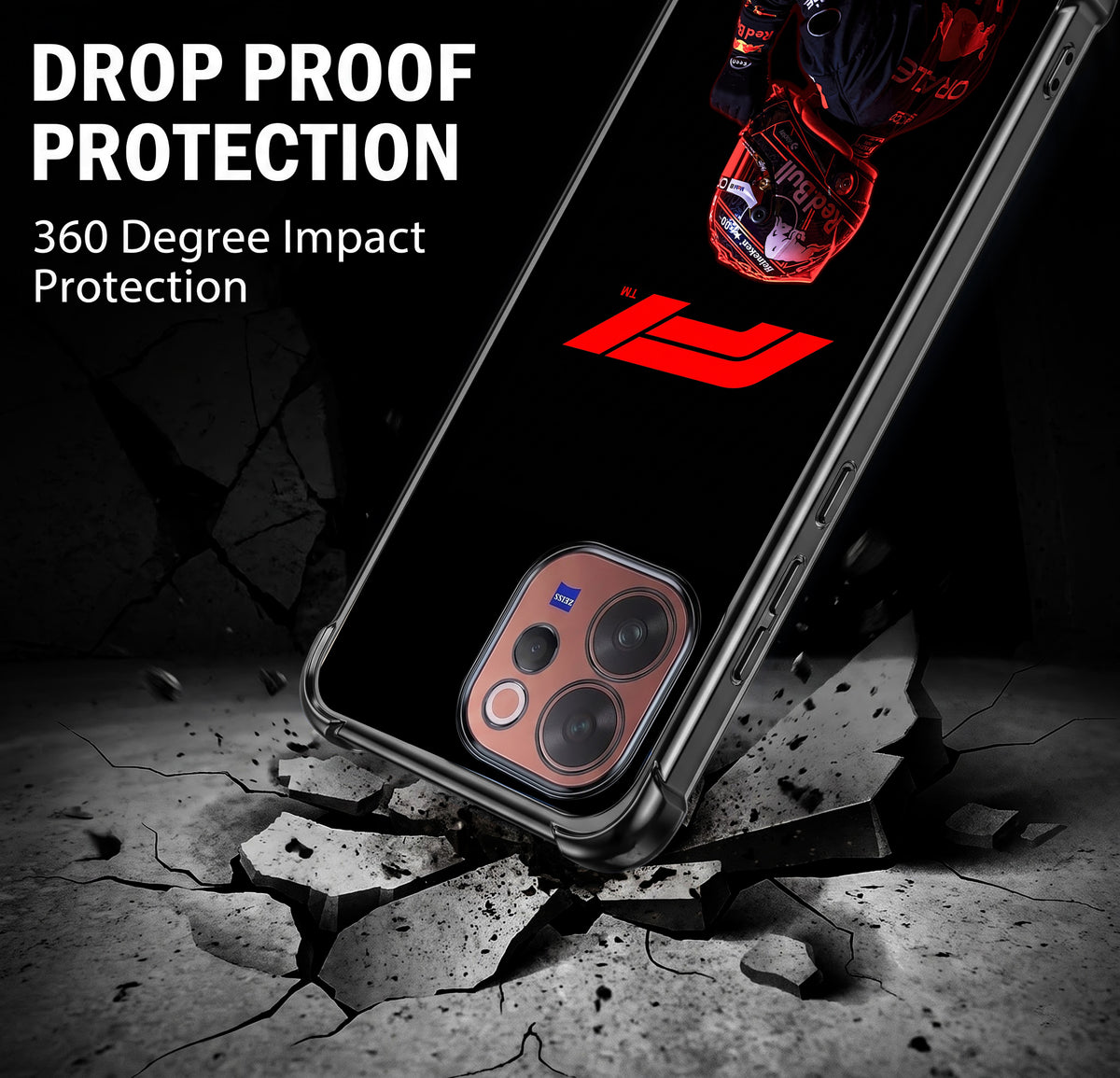 Vivo V70 5G F1 Rider Airbags Printed Back Case