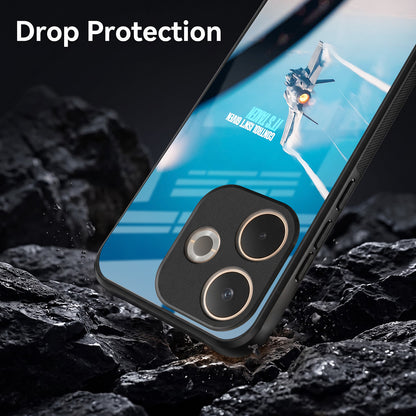 Oppo A5 Pro 5G Fighter Jet Control Acrylic Glass Back Case