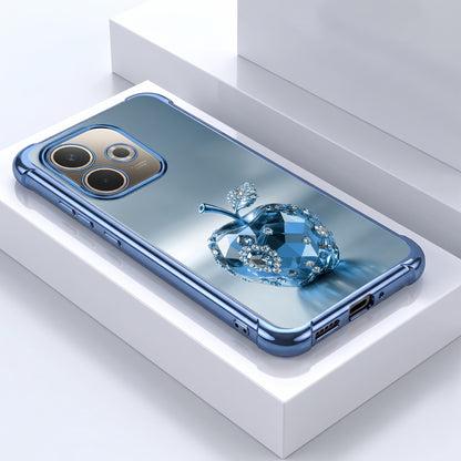 Oppo A5 Pro 5G Blue Apple Airbags Printed Back Case
