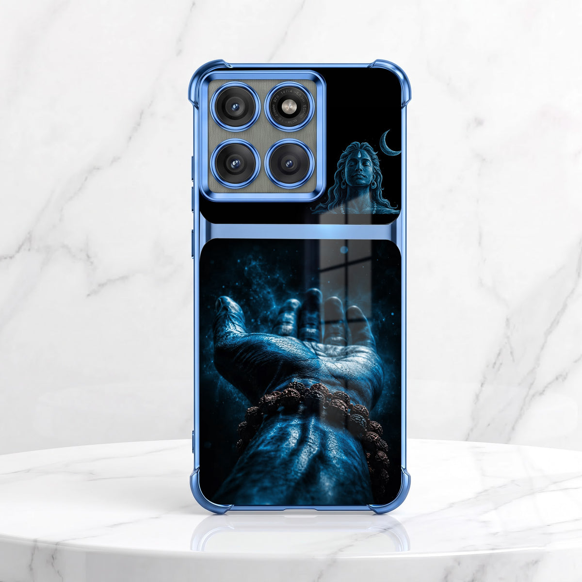 Motorola Edge 60 Pro 5G Mahadev Divine Touch Dual-Tone Transparent Airbags Case