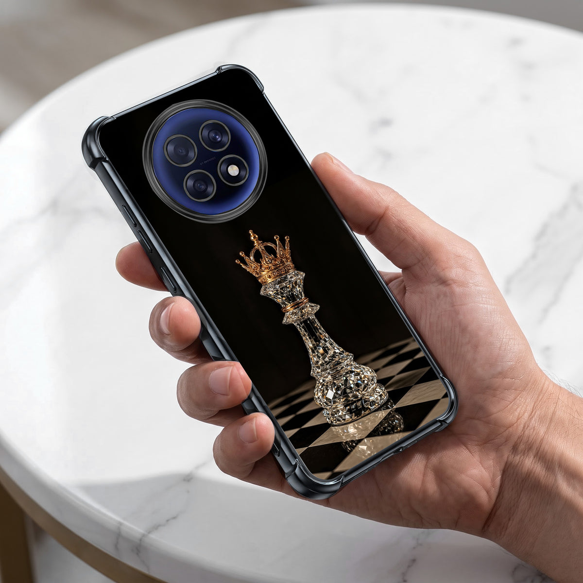 Oppo F31 Pro+ 5G Chess King Airbags Printed Back Case