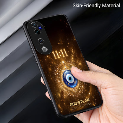 Vivo V40 Pro 5G God’s Plan Evil Eye Acrylic Glass Back Case