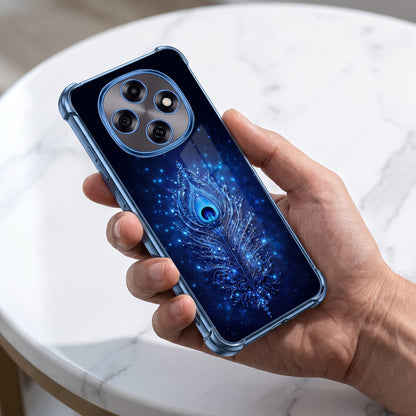 Oppo F31 Pro 5G Premium Peacock Feather Airbags Printed Back Case