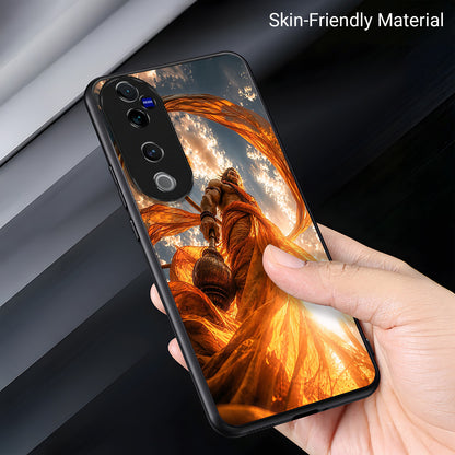 Vivo V40 Pro 5G Divine Hanuman Acrylic Glass Back Case