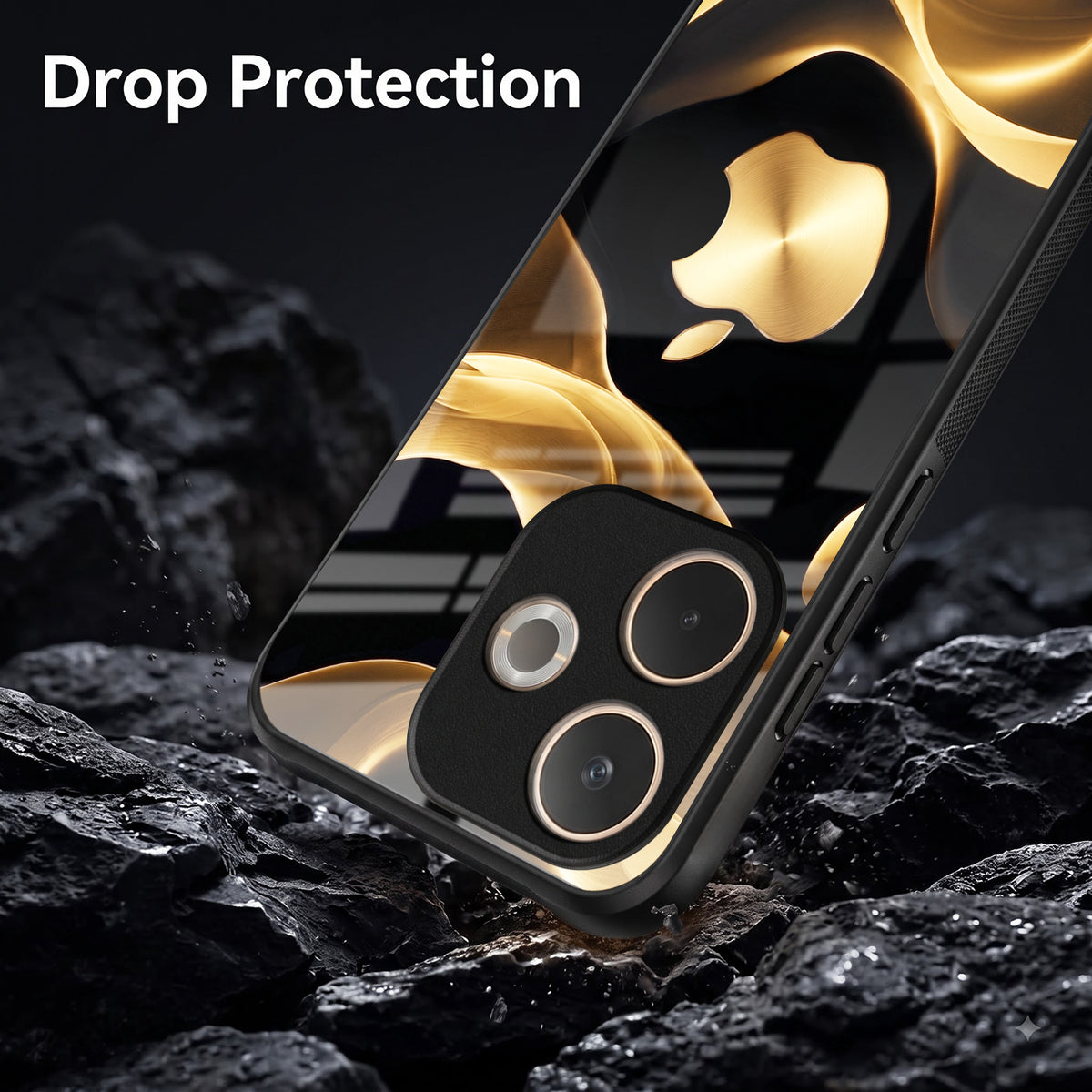 Oppo A5 Pro 5G Luxury Wave Acrylic Glass Back Case
