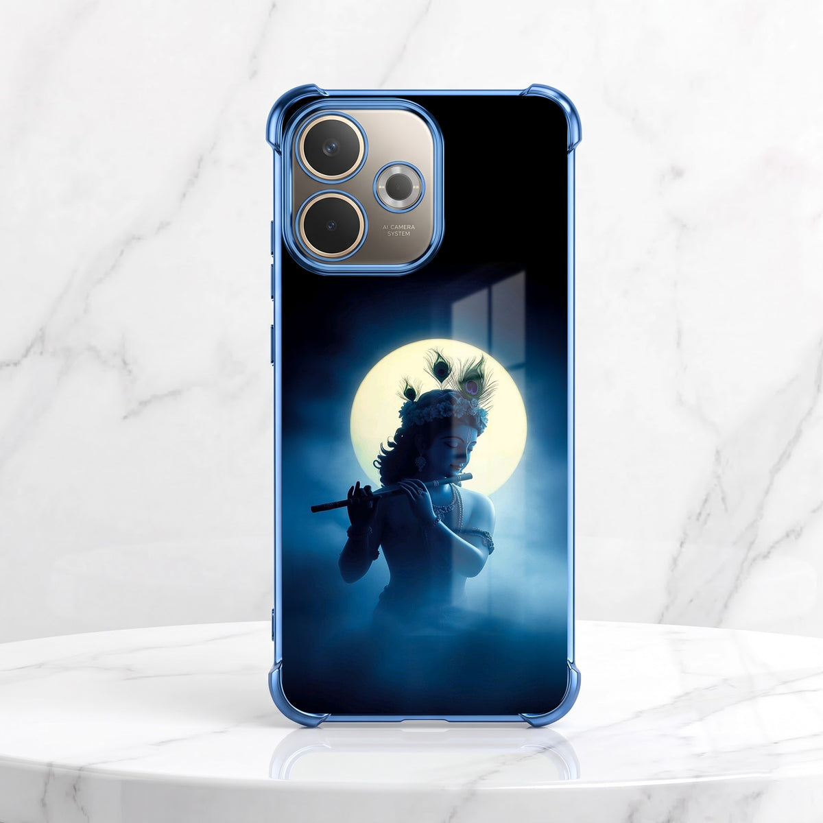 Oppo A5 Pro 5G Midnight Krishna Airbags Printed Back Case