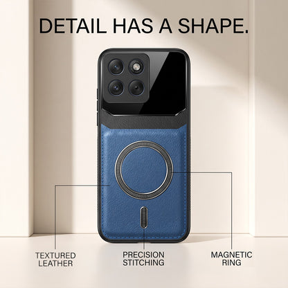 Motorola Edge 70 Fusion 5G Premium Magsafe Magnetic Leather Lens Protective Case