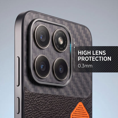 Motorola Edge 70 Fusion 5G Carbon Fiber Heat Dissipation Leather Hybrid Phone Case