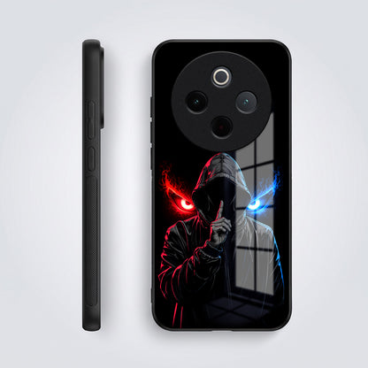 Vivo T4 5G Hooded Shadow Demon Acrylic Glass Back Case