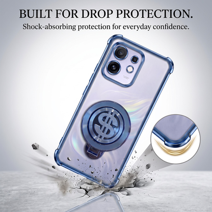 Oppo Reno 16 5G Four Corner Airbags 100% Original Astro Money Magnet Rotating Dollar Case
